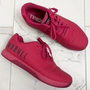 NoBull Outwork Trainers Athletic Shoes Pink W9.5 M8 Sneakers Workout Gym